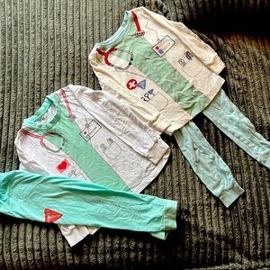 Two pairs of Doctor Pajamas Size 4T & 5